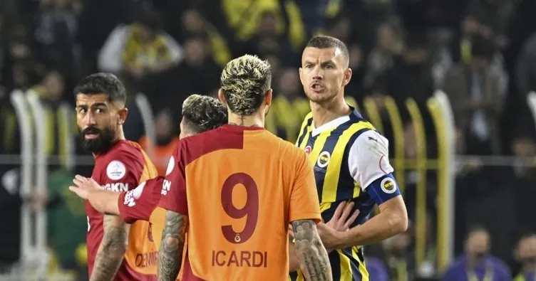 Son dakika haberi: Fenerbahçe-Galatasaray derbisinin gerilim tırmandı! Edin Dzeko ile Mauro Icardi...