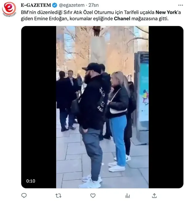 FETÖ’cülerden yeni yalan! Emine Erdoğan'ın Central Park ziyaretini alışveriş gibi gösterdiler