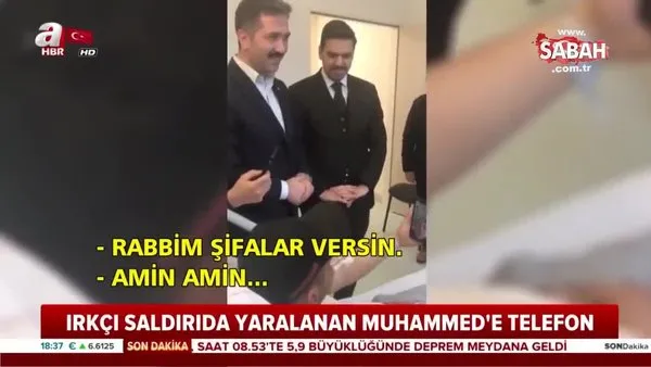 Başkan Erdoğan'dan geçmiş olsun telefonu | Video
