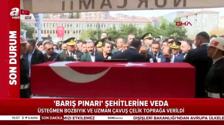 Barış Pınarı Harekatı şehitlerine veda