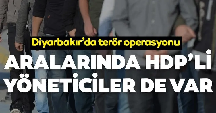 Son dakika: Diyarbakır’da PKK/KCK’ya eş zmanlı operasyon: 33 gözaltı