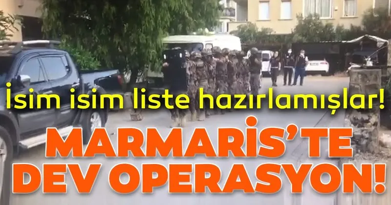 marmaris te helikopter destekli