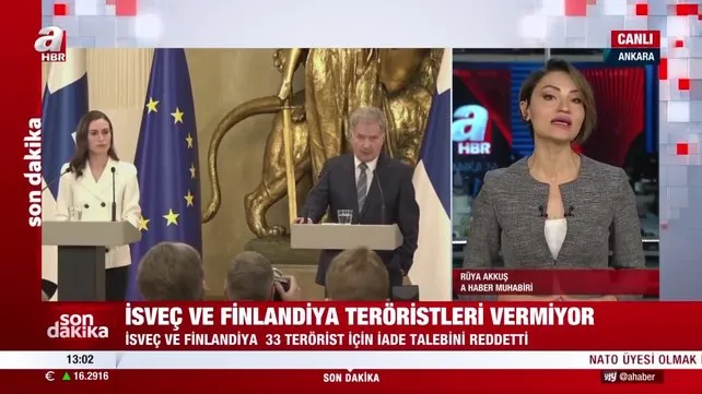 Son Dakika: NATO üyesi olmak isteyen İsveç ve Finlandiya, ülkelerindeki teröristleri Türkiye'ye vermiyor! | Video