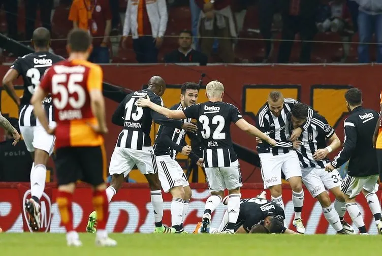 Galatasaray Beşiktaş derbisinden kareler