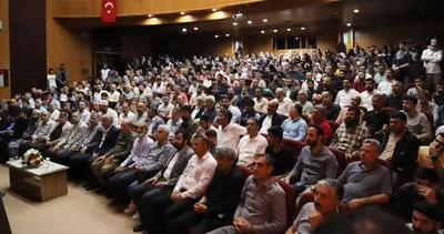 Kahta'da 'Sahabenin Mektebinden Gazze Mektebine' konferansı yapıldı #adiyaman