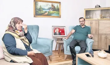Türk bayrağında şehidin kanı var