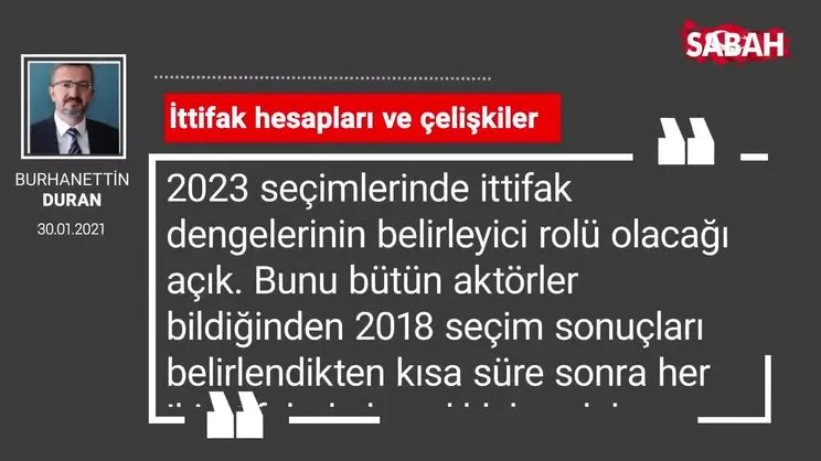 Burhanettin Duran | İttifak hesapları ve çelişkiler