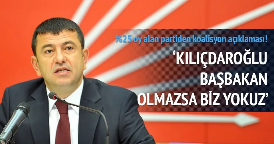 Kılıçdaroğlu Başbakan olmazsa biz yokuz