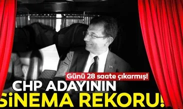 CHP Adayı Ekrem İmamoğlu’nun sinema rekoru! Bir günde 14 seans film izletmiş
