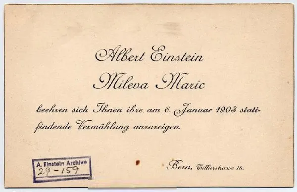Einstein'ın aşk mektupları