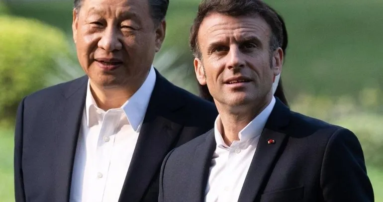 Çin Devlet Başkanı Cinping Fransız mevkidaşı Macron’la bir araya geliyor