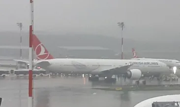 THY’nin tahliye seferi İstanbul’a indi