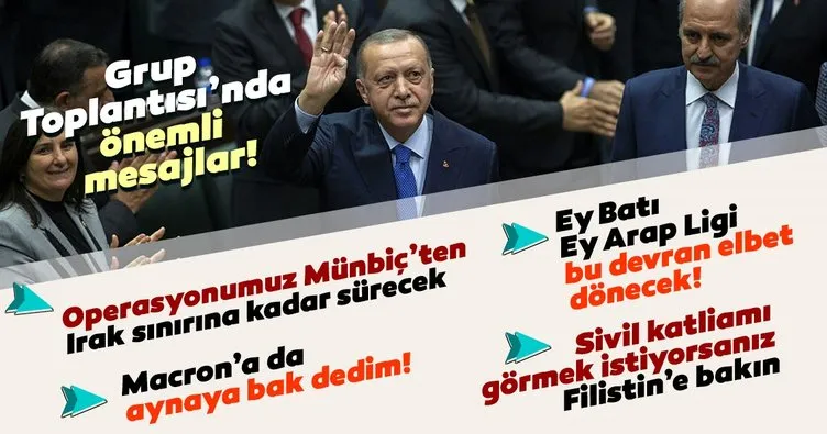 Başkan Erdoğan'dan son dakika harekat açıklaması: Operasyonumuz Münbiç’ten Irak sınırına kadar sürecek