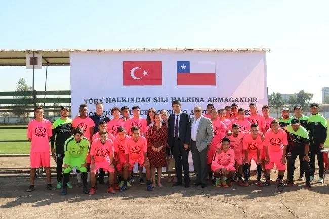 Şilili Filistinlilerin takımı Palestino’ya Türkiye’den destek