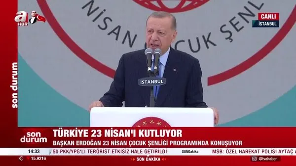 Başkan Erdoğan 23 Nisan Çocuk Şenliği'nde açıklamalarda bulundu | Video