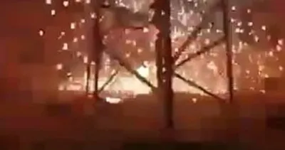 Harran’da trafo bomba gibi patladı