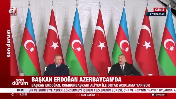 SON DAKİKA: Azerbaycan Cumhurbaşkanı İlham Aliyev: Recep Tayyip Erdoğan, Türk dünyası için en önemli faktördür | Video