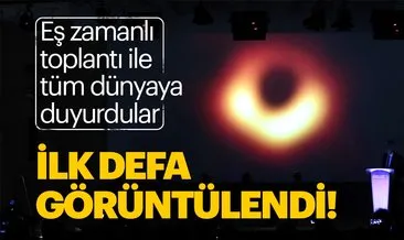 Son dakika haberi: Kara delik gizemi ile ilgili dünya tarihinde bir ilk! İşte ilk kez görüntülenen kara delik