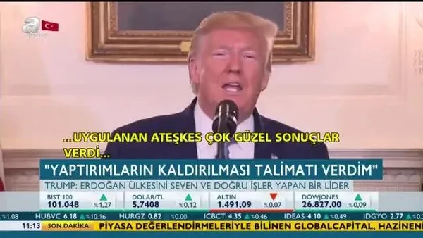 ABD Türkiye'ye yaptırımları kaldırdı