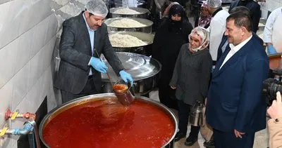 Vali Salih Ayhan iftar öncesi aşevinde yemek dağıttı