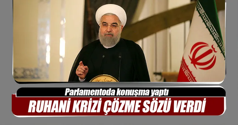 Ruhani’den ekonomik krizi çözme sözü