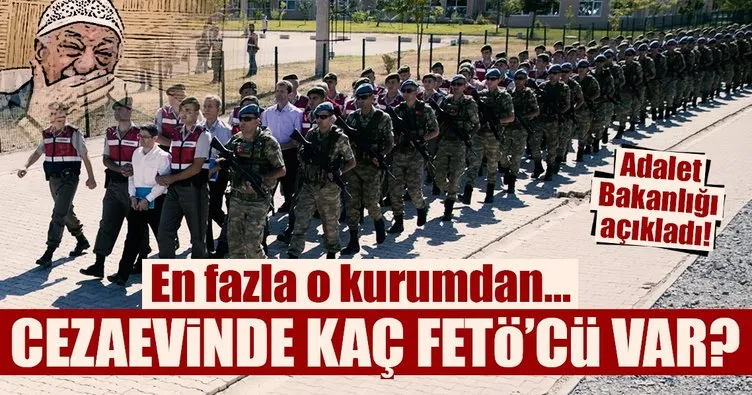 Cezaevinde kaç FETÖ’cü var?