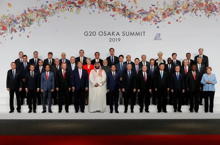 Başkan Erdoğan'ın da katıldığı G-20 aile fotoğrafı ile başladı