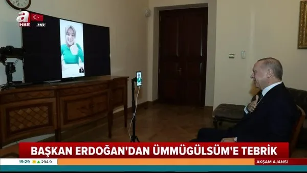 Başkan Erdoğan milyonların gönlünü kazanan Ümmü Gülsüm Genç ile görüştü