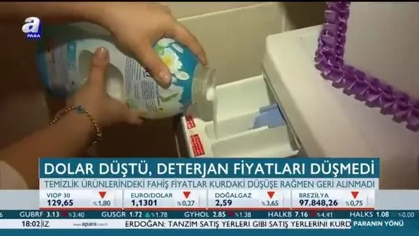 Dolar düştü, deterjan fiyatları düşmedi