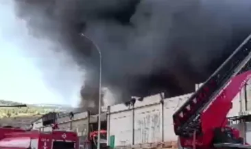 Tekstil fabrikasında yangın paniği!