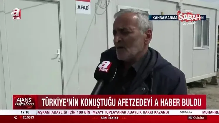 CHP konteyner vermek için 'parti üyeliği' şartı sunmuştu! Depremzede Ramazan Kala AHaber'e konuştu | Video