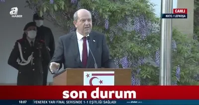 Son dakika: Dışişleri Bakanı Mevlüt Çavuşoğlu ve Ersin Tatar’dan Yunan Bakan’a tepki: Çizmeyi aşmıştır | Video