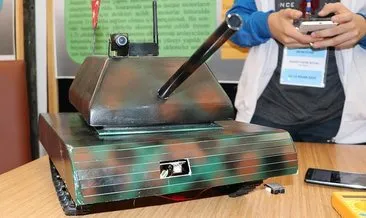 Ortaokul öğrencisi ’insansız tank’ geliştirdi