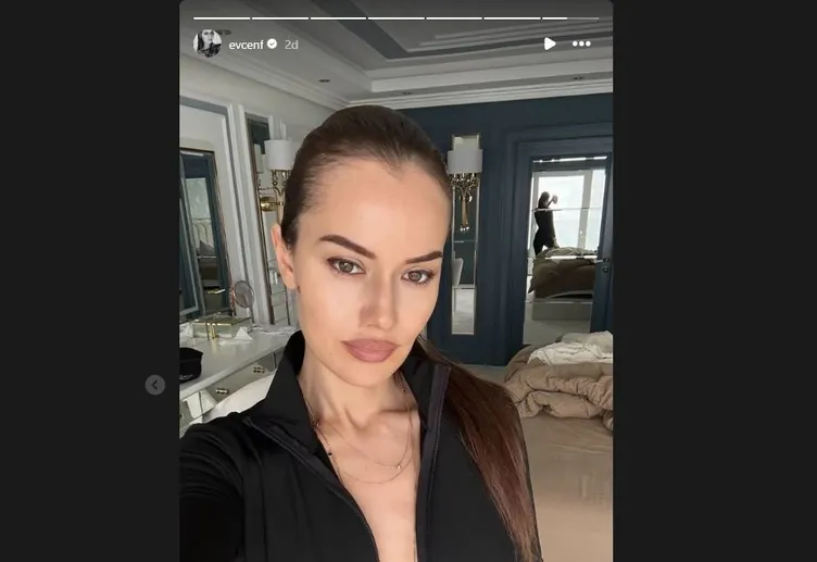Fahriye Evcen’den görenleri mest eden kar manzarası! Hem kendini paylaştı hem evini: Bu güzellik gerçek mi?