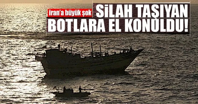 Aden Körfezi’nde İran botlarına el konuldu