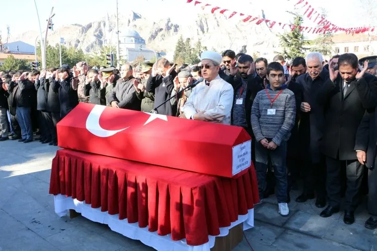 Tel Abyad şehidi teğmen Sinan Bilir, Tokat'ta son yolculuğa uğurlandı