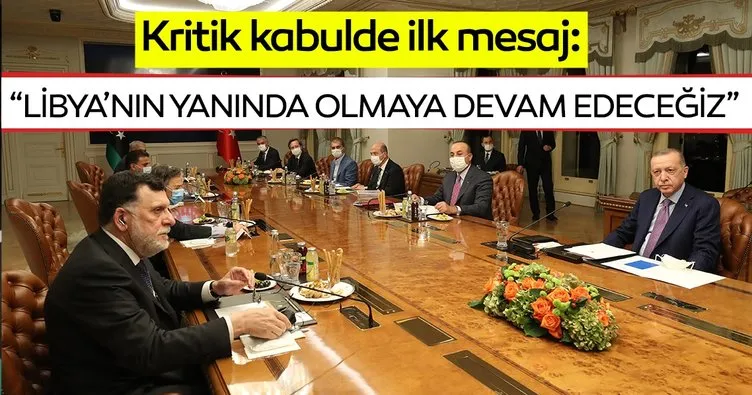 Son dakika: Başkan Erdoğan: Türkiye tam bir dayanışma içinde Libya’nın yanında olmaya devam edecek