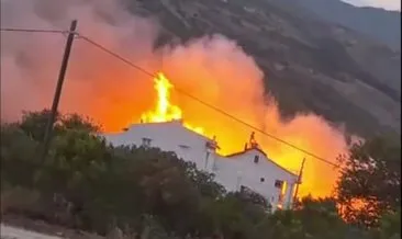 Tekirdağ'da otluk alanda çıkan yangın korkuttu #tekirdag