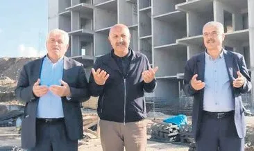 Doğanşehir’de deprem konutları yükseliyor