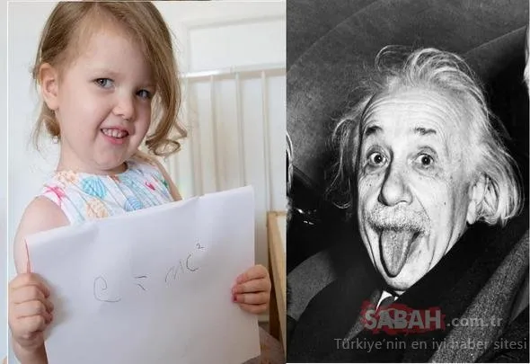 Dünya onu konuşuyor! Henüz 3 yaşında ama Einstein'i geride bıraktı