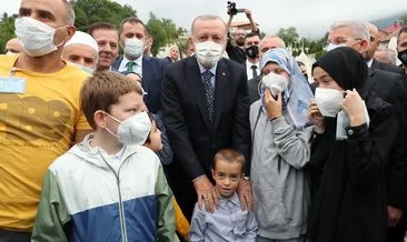 Başkan Erdoğan, Bosna Hersek’te coşkuyla karşılandı!