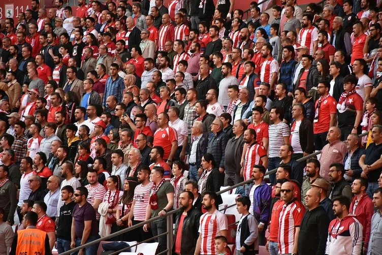 Samsunspor-Hacettepe maçı... Dakika 09.05’te...