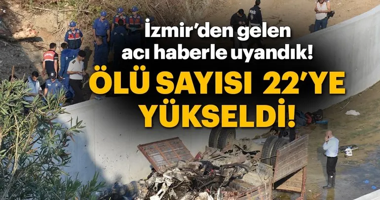 Umuda yolculuk, İzmirde faciayla sonuçlandı: 22 ölü, 13 yaralı