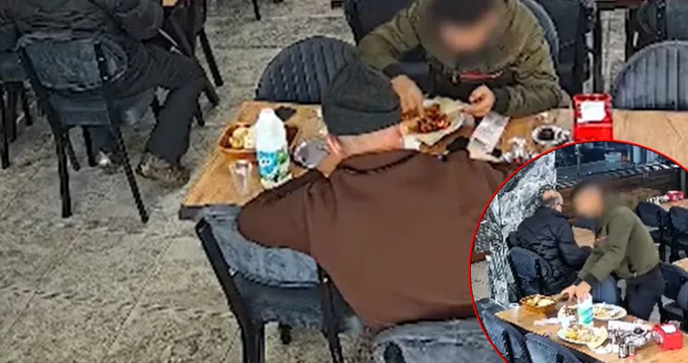 Başakşehir’de pişkinliğin bu kadarı! Yediler içtiler hesabı ödemediler! Ayranı da alıp kaçtılar...