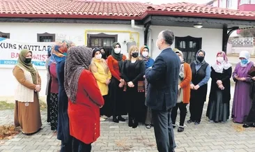 Kurslar ev kadınlarına gelır kapısı oldu