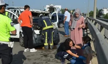 Antalya Serik’te korkunç kaza: 1 ölü, 4 yaralı!