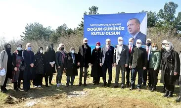 Başkan Erdoğan’ın doğum gününde ’hatıra ormanı’ oluşturuldu