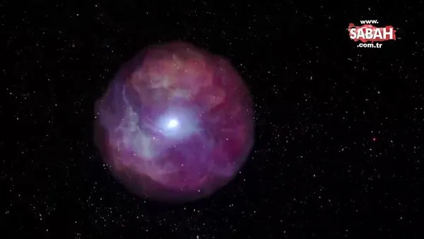 Güneş'ten 10 kat büyük yıldız, supernovaya dönüştü | Video