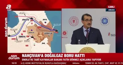 Bakan Dönmez’den ’Nahcıvan Doğalgaz Boru Hattı Projesi’ töreninde önemli açıklamalar | Video