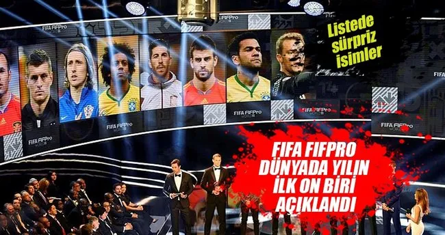 FIFA FIFPro dünyada yılın ilk on biri açıklandı